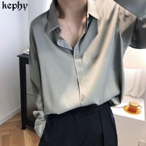 Kephy Womens Satin Shirts