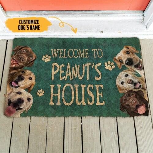 Dachshund Hound Welcome You Doormat 3D All Ove Printed Non Slip Door Floor Mats Decor Porch Doormat 03