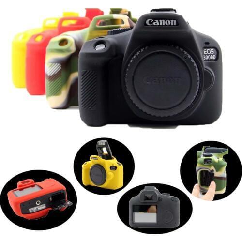 Nice Soft Camera Case For Canon 3000D 4000D Silicone Cover Rubber Camera Body Cover Skin