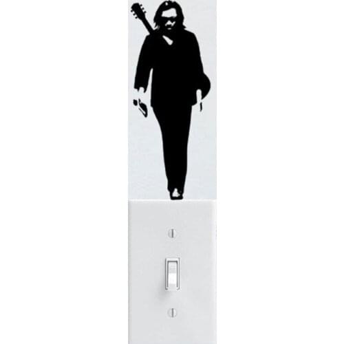 Musician Fashion Livingroom Home Decoration Wall Decal Switch Sticker Vinyl 6SS0186