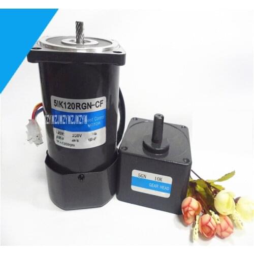 51K120RGN-CF AC Gear Speed Motor High-quality Single Phase AC Gear Reducer Motor Speed Regulating Motor 110V/220V 120W 100r/min