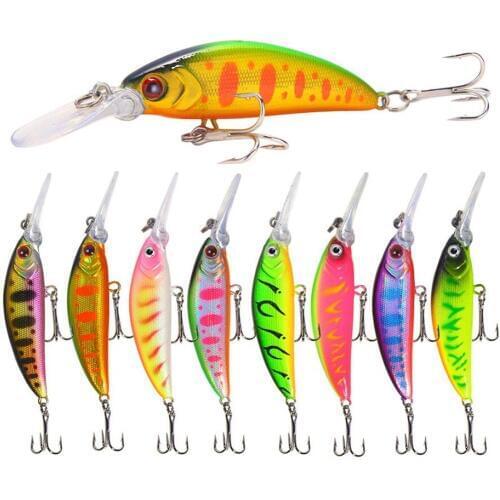 New 1 pc. Fishing Bait Pike Bait Tomb Burying Water Minor 7cm/6g Jerk Bait Swimming At depth Crankbait Wobblers Fishing Gear