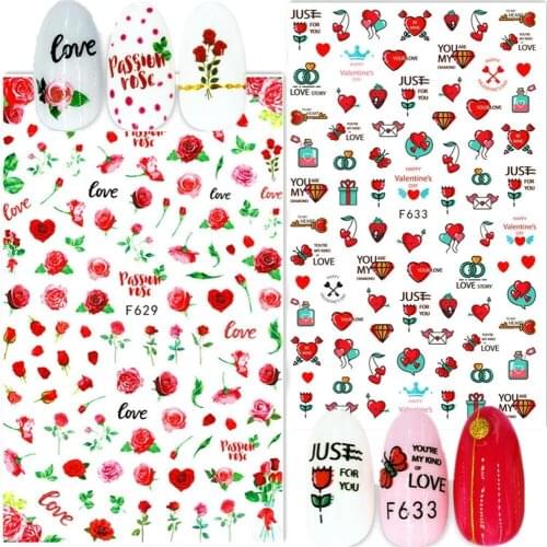 Newest F-629 633 nail sticker decal stamping back gule DIY nail decoration tools