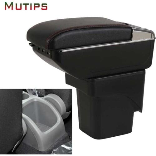 Mutips For Ford Focus 2 mk2 car armrest box rise rotatable arm rest styling accessories decoration automobile interior 2005-2011