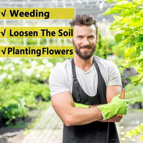 All-steel Hardened Hollow Hoe Handheld Weeding Rake Planting Vegetable Farm For Garden Weeding Tool Garden Agriculture Tools