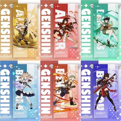 Genshin Impact Mona Ningguang Qiqi Xiao Xiangling Cosplay Towel Cotton Absorbent Sports Bath Towels Christmas Xmas Gift