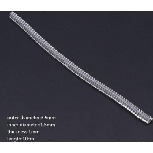 Ring Adjuster Invisible Transparent Spiral Cord Tension Reducer Adjustable Sizes