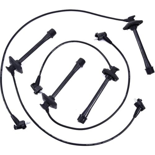 Ignition Wires Ignition Wire Car Auto Ignition Wire 8mm Silicone Silicon Carbide Core Ignition Wire 1m Long Car Accessorie