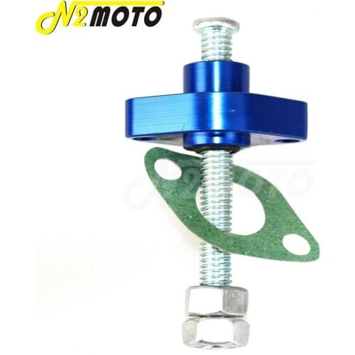 Motorcycle ATV Manual Cam Timing Chain Tensioner for Yamaha FZ6 FZ1 YZF TTR WR KAWASAKI KLF KLT KLX Off Road Street Bike Blue