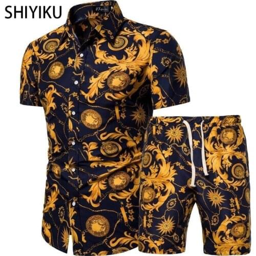 SHIYIKU Mens Summer Tracksuits
