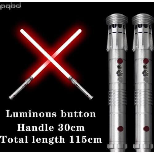 Pqbd 2ne1 Lightsaber with Flashlight LED Saword Laser Sounds Effect Cosplay Replica for Children Gift