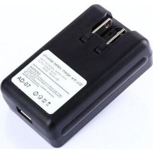 Universal LCD Screen USB AC Phone Battery Li-ion Home Wall Dock Travel Charger Samsung S3