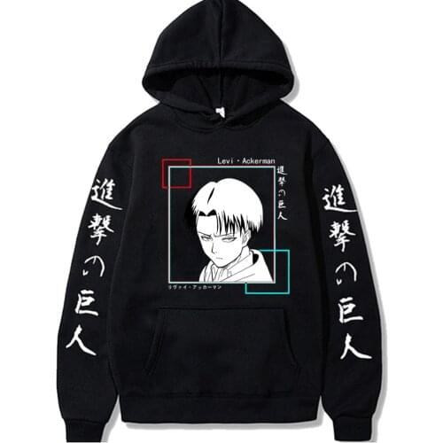 Fad Anime Attack on Titan Printed Men/women Funny Hoodie Long Sleeve Sweatshirt