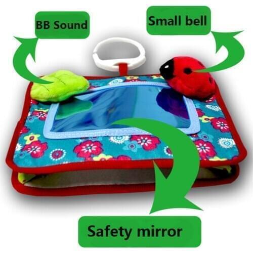 Tummy Time Floor Mirror | Developmental Baby Toy | Newborn Essential 63HE