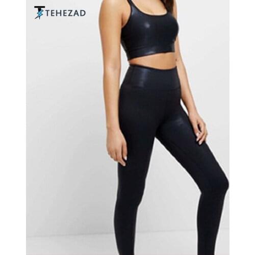 TEHEZAD Women Yoga Pant Sport Butt Lift Fitness Leggings Gym Elastic Seamless Sportwear Plus Size High Waist Push up Tights