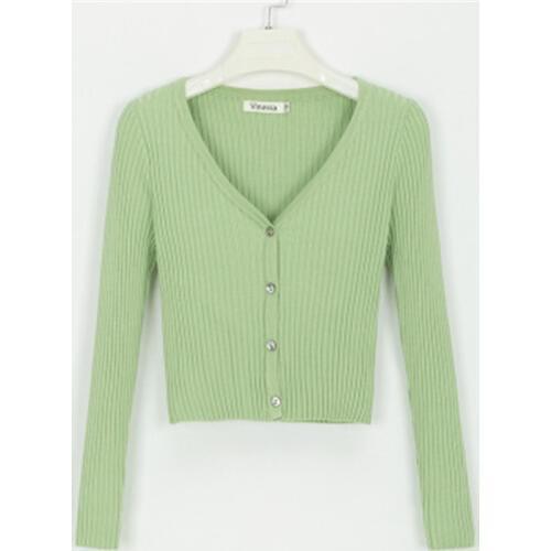 Pink Women Sweater Cardigan 2018 New Autumn Winter Fashion V-neck Loose Knitted Cardigan Female Solid Medium Long Coat ZZ393