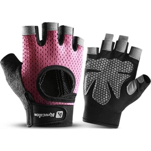 1 Pair Of Riding Cycling Glove Half-finger Sweat-absorbent Non-slip Training Fitness Sports Gloves Bike Bicycle Equipment M L XL