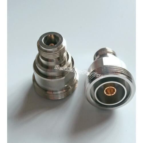 1Pcs L29 7/16 DIN L29 Female To N Female Jack Straight RF Coaxial Adapter Connector