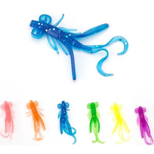 10pcs/lot DOSECCA fishing soft lures 2g 6.2cm silicone bait iscas artificiais para pesca fishing wobbler sea fishing lures