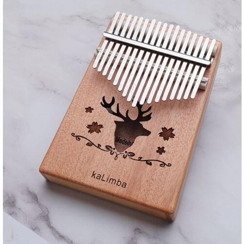 17 Keys Kalimba Jack Thumb Finger Piano frican Musical Instruments kalimba kimi Music High-Quality Wooden Mahogany kalimba