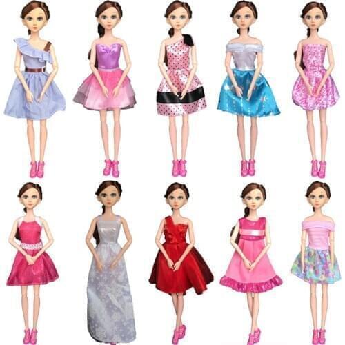 2020 Newest Doll Dress Fashion Casual Wear Handmade Girl Fashion Clothes For Dolls Accessories DIY Toys Baby Doll HC0059