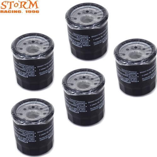 5PCS Motorcycle Oil Filter Cleaner For GW250 Inazuma GSXR400 GSF600 GSF650 Bandit GSR600 GSXR600 GSX600 RF VS 600 DL650 V-Strom