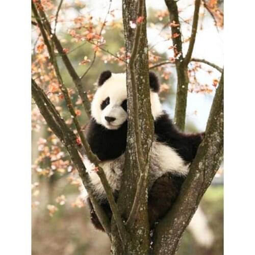 5D Diamond Painting Animal DIY Square Round Diamond Panda Picture Cross Stitch Set Mosaic Home Decoration Crafts Gift WG2376