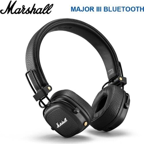 Marshall MAJOR III Bluetooth Wireless HeadphonesEarphones Deep Bass Foldable Sport Gaming Headset Rock bass Noise Cancelling