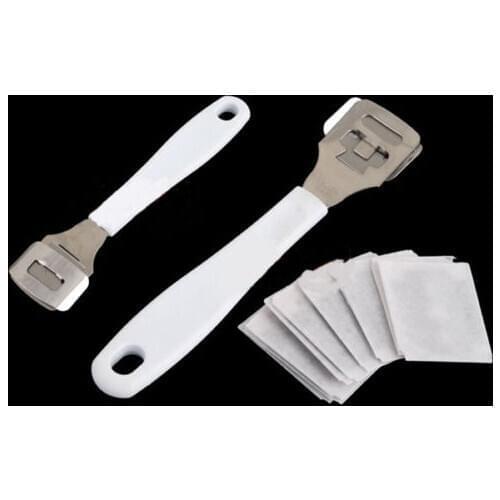 Stainless Steel Foot Skin Shaver Corn Cuticle Cutter Remover Rasp Pedicure File Foot Callus 10 Blades Foot Care Tool