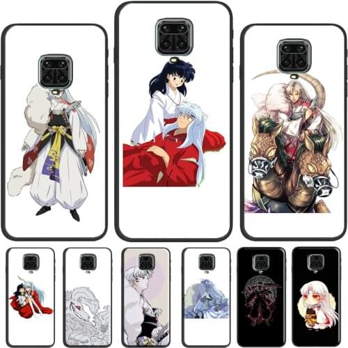 Inuyasha Sesshomaru Anime Phone Case For Xiaomi Redmi Note 10 Pro Cover For Redmi Note 9 8 Pro 9S 8T 9A 9C 9T K40