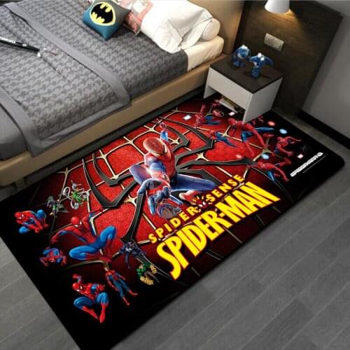 80x160cm Baby Play Mat Rugs for Boys Bedroom Spiderman Carpet Floor Bedroom Doormat Non-slip Kitchen Mat