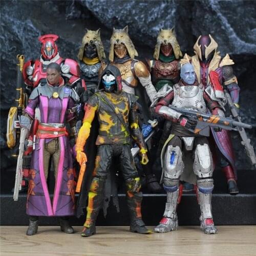 McFarlane Toys DESTINY 7" Iron Banner Hunter Titan Kings Fall Warlock Action Figure Model Million Blacksmith Shader Bungie Game