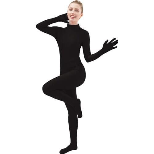 LinvMe Womens Sexy One Piece Unitard Full Body Suit Spandex Skin Tights Catsuit Unisex Bodysuits Zentai Lycra Leopard Cosplay