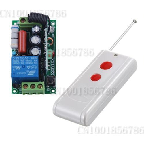 AC220V 1CH 10A 1000m Long Distance Remote Control Light Switch Relay Output Radio Receiver Module 315Mhz/433.92Mhz