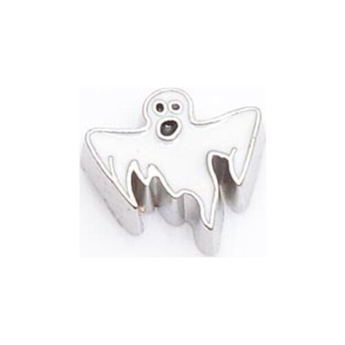 Halloween ghost, Floating charms,Fit floating charm lockets, FC0143