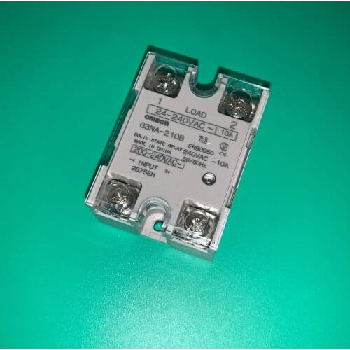 G3NA-210B AC200-240VAC SSR RELAY SPST-NO LOAD 24-240VAC 10A 200-240VAC INPUT G3NA210B