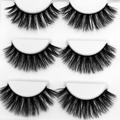 New 6 pairs/2boxs natural false eyelashes fake lashes long makeup 3d mink lashes extension eyelash mink eyelashes for beauty 08