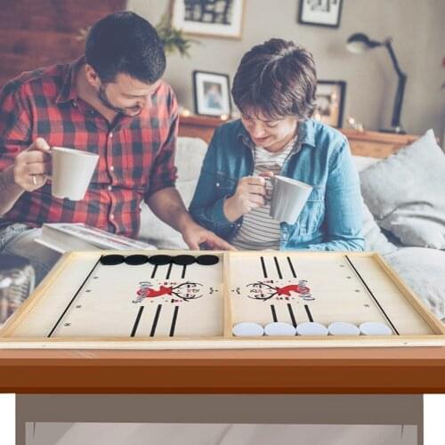 Chess Game Foosball Winner Table Hockey Games Board Parent-child Interactive Toy Dustproof Portable Carrying Decor