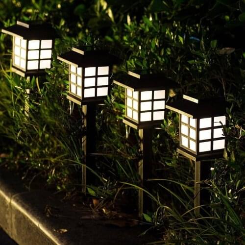 Solar led light outdoor solar garland Solar Powered Lamp Lantern Waterproof Landscape Lighting For Patio Yard Lawn Decoration