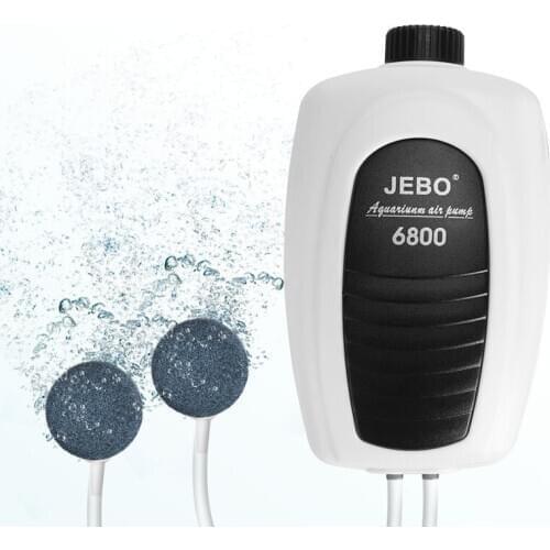 2.5-3.5W Ultra Silent Aquarium Air Pump Air Compressor Oxygen Airpump Single Double Outlet 220-240V Adjustable Air Volume Fish