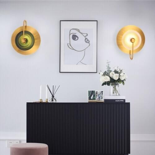 Light Luxury Creative Post-Modern Designer Exhibition Hall Club Hotel Living Room Dining Room Bedroom Cool Simple Wall Lamp