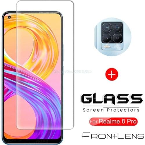 2-1PC Screen Protector For Realme 8 7 6 Pro X7 C11 C21 C15 C12 7i GT NEO Tempered Glass for Realmi Realme C20A C25 S Cases Vetro