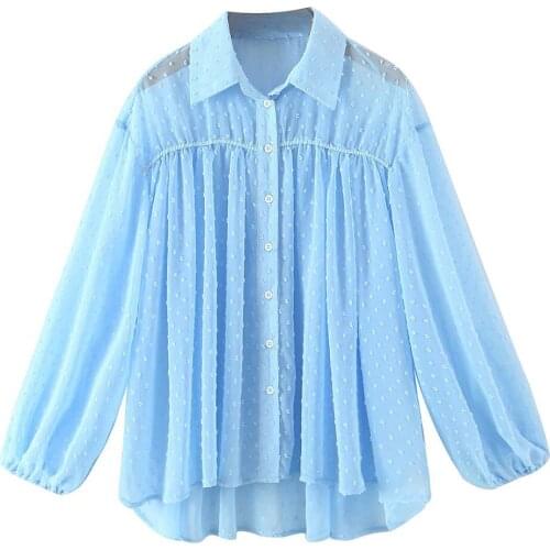 ZREDARA Collar Blouses