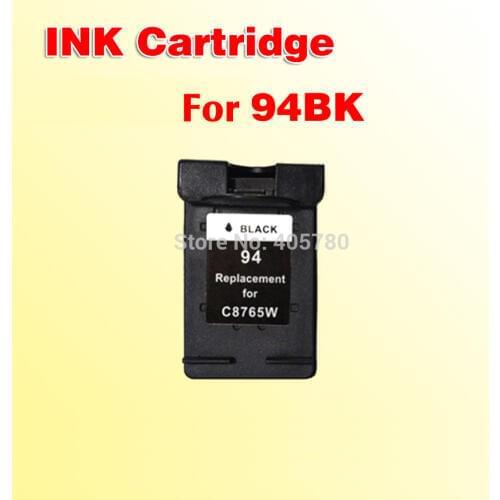 1x black ink cartridge compatible for hp94 for 94 C8765WN Deskjet 5740/ 6540/ 6840/ 9800/ 9860