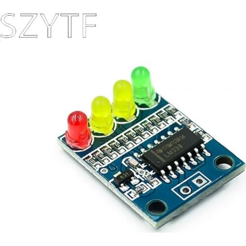 12V battery power indicator module board 4 segments battery indicator LED lamp 4