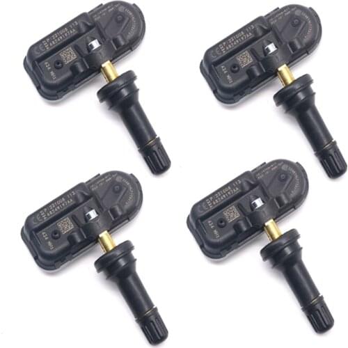 4 Pcs/Tire Pressure Sensor 68239720AB 68249197AA 68239720AC for Ram 1500 Jeep Cherokee Dodge Ram Tire Pressure Monitoring System