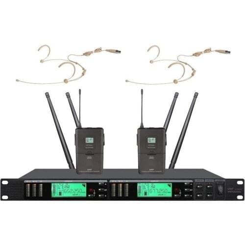 Wireless Vocal Microphone 200 Channels UHF Professional Live Show Church KTV School Headset Cordless Microphones Bolymic