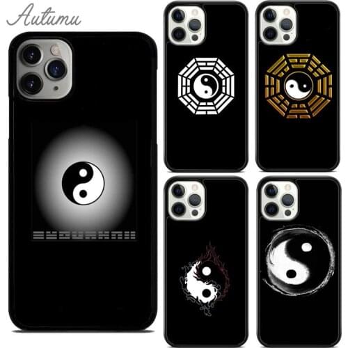 Eight Diagrams Taiji Yin Yang Phone Case for iPhone 11 12 Pro Max mini X XR XS SE 2020 5 6S 7 8 Plus Samsung S9 S10 Cover shell