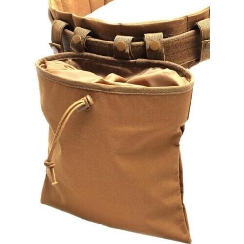 CQC Molle System AR15 Tactical Molle Dump Magazine Pouch Hunting Recovery Bag Drop Pouch Military Accessories