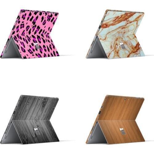 Wood design For Micro Surface Pro7 skin sticker for surface pro 7 Back Full Decal Tablet vinyl Sticker for surface pro 7 skin
